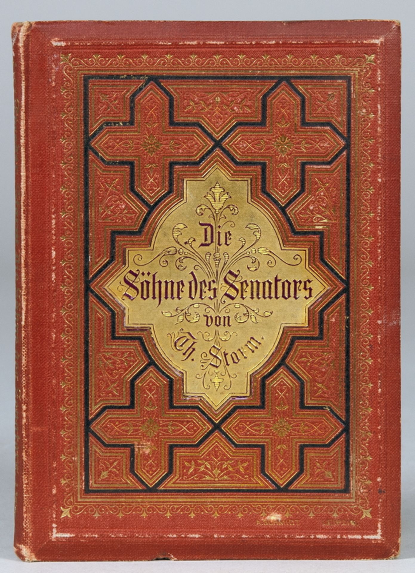 Theodor Storm. Die Söhne des Senators. Berlin, Gebrüder Paetel 1881. Rotbrauner Originalleinenband