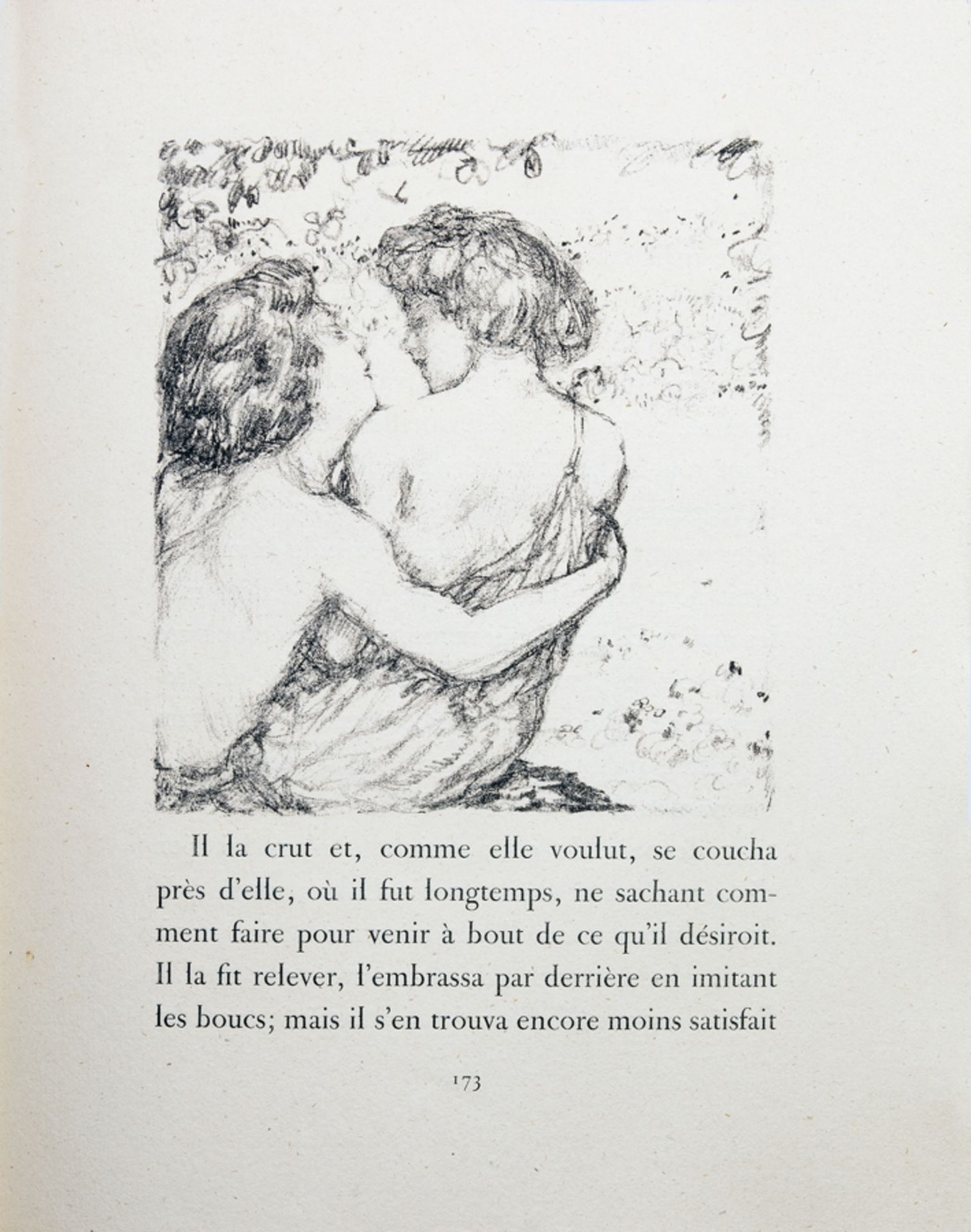 "Pierre Bonnard - Longus. Les pastorales ou Daphnis et Chloé. Traduction de J. Amyot. Revue, - Image 2 of 2