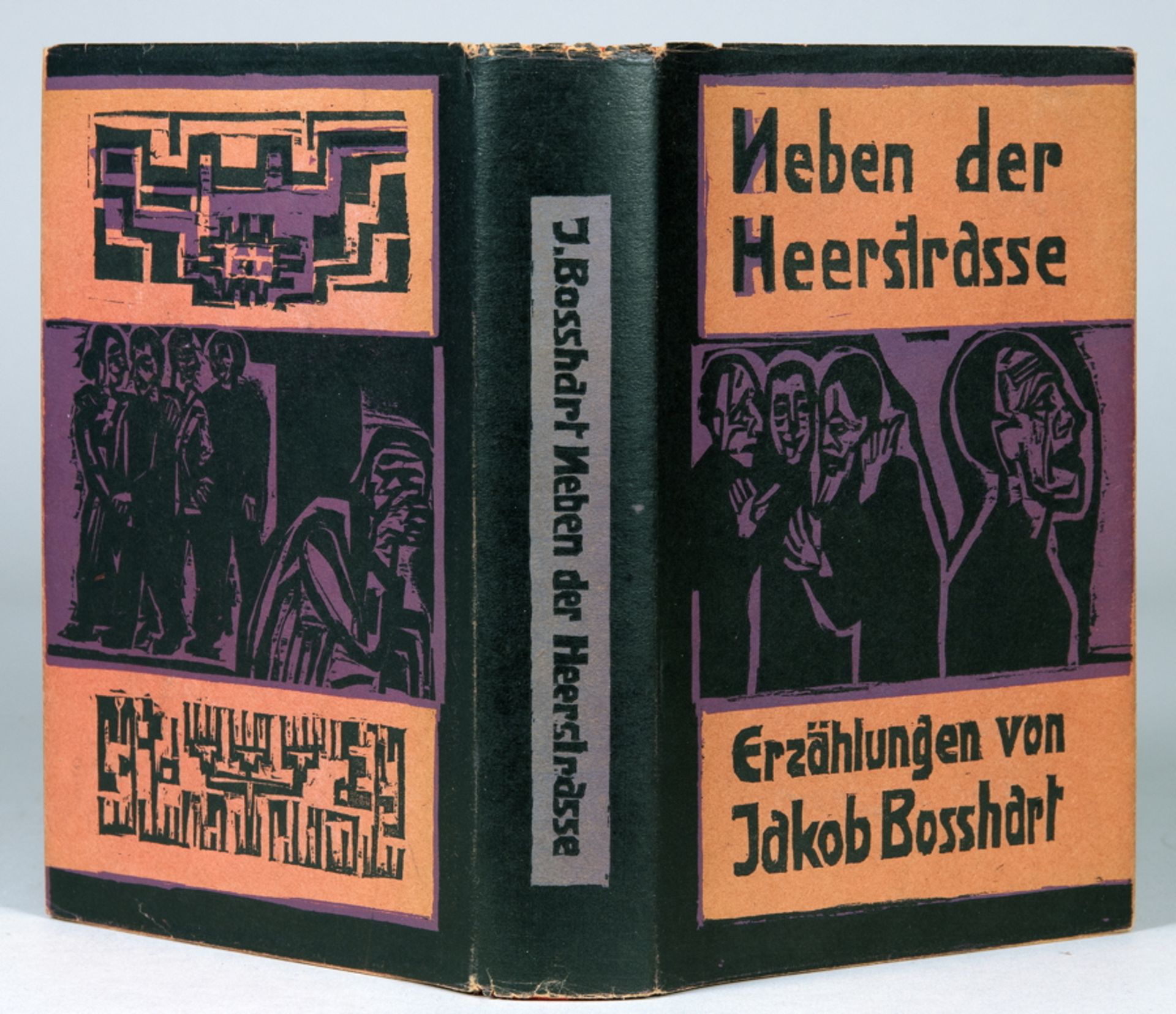 Ernst Ludwig Kirchner - Jakob Boßhart. Neben der Heerstraße. Mit Holzschnitten von E. L. Kirchner.