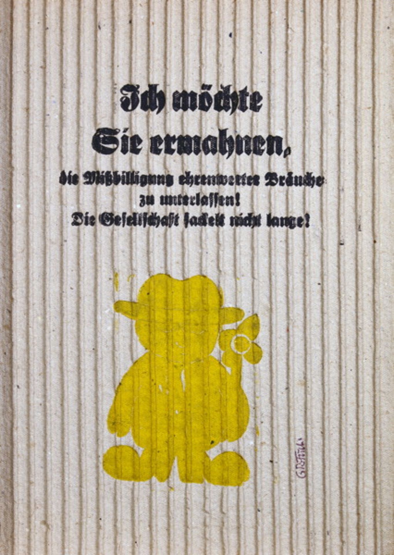 Eremiten-Presse - Günter Bruno Fuchs. Spiel- & Polterbuch. Holzschnitte nebst Goldener Worte für den - Image 2 of 2