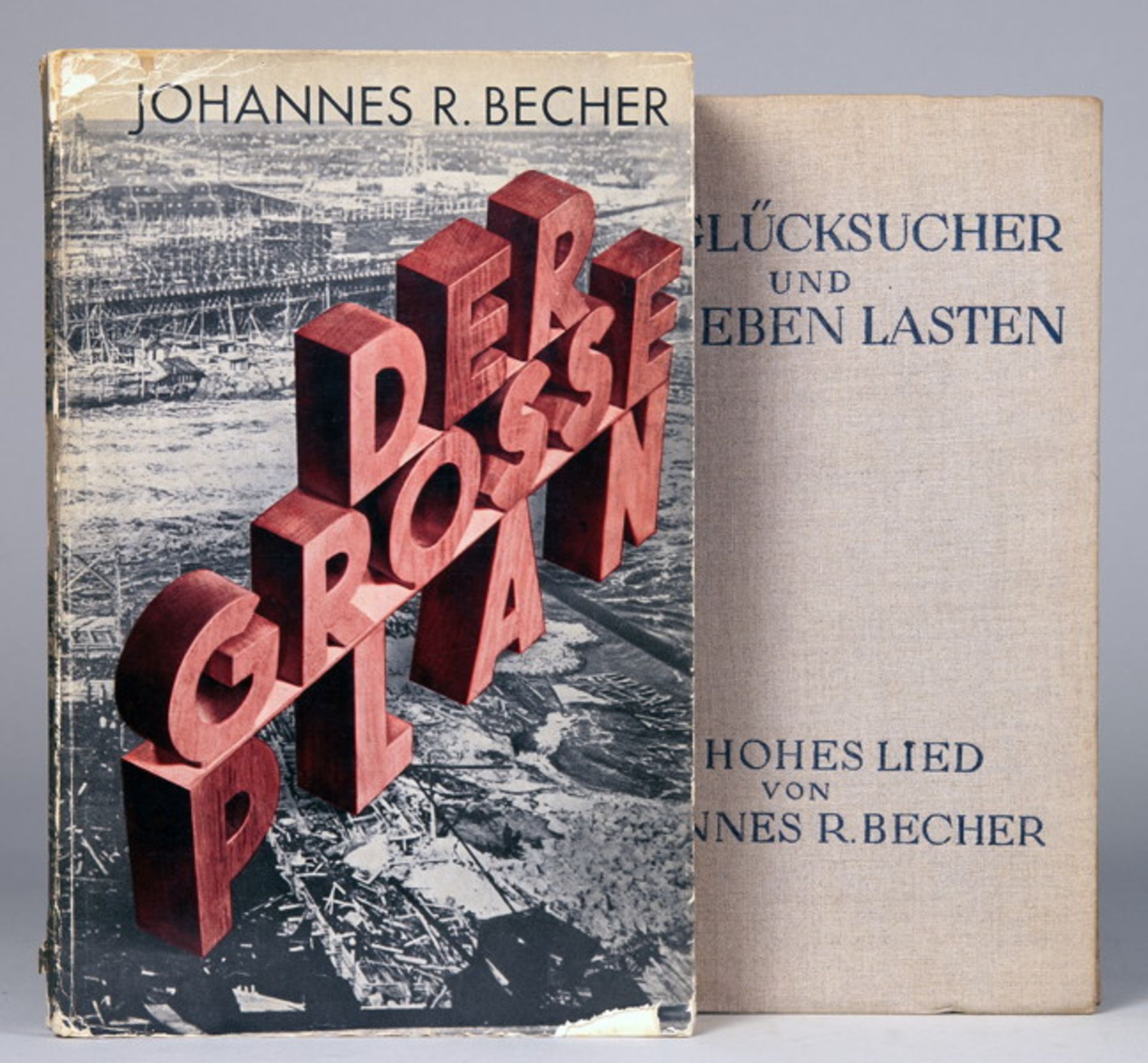 Johannes [Robert] Becher. Zwei Erstausgaben. 1931 und 1938. I: Der große Plan. Epos des