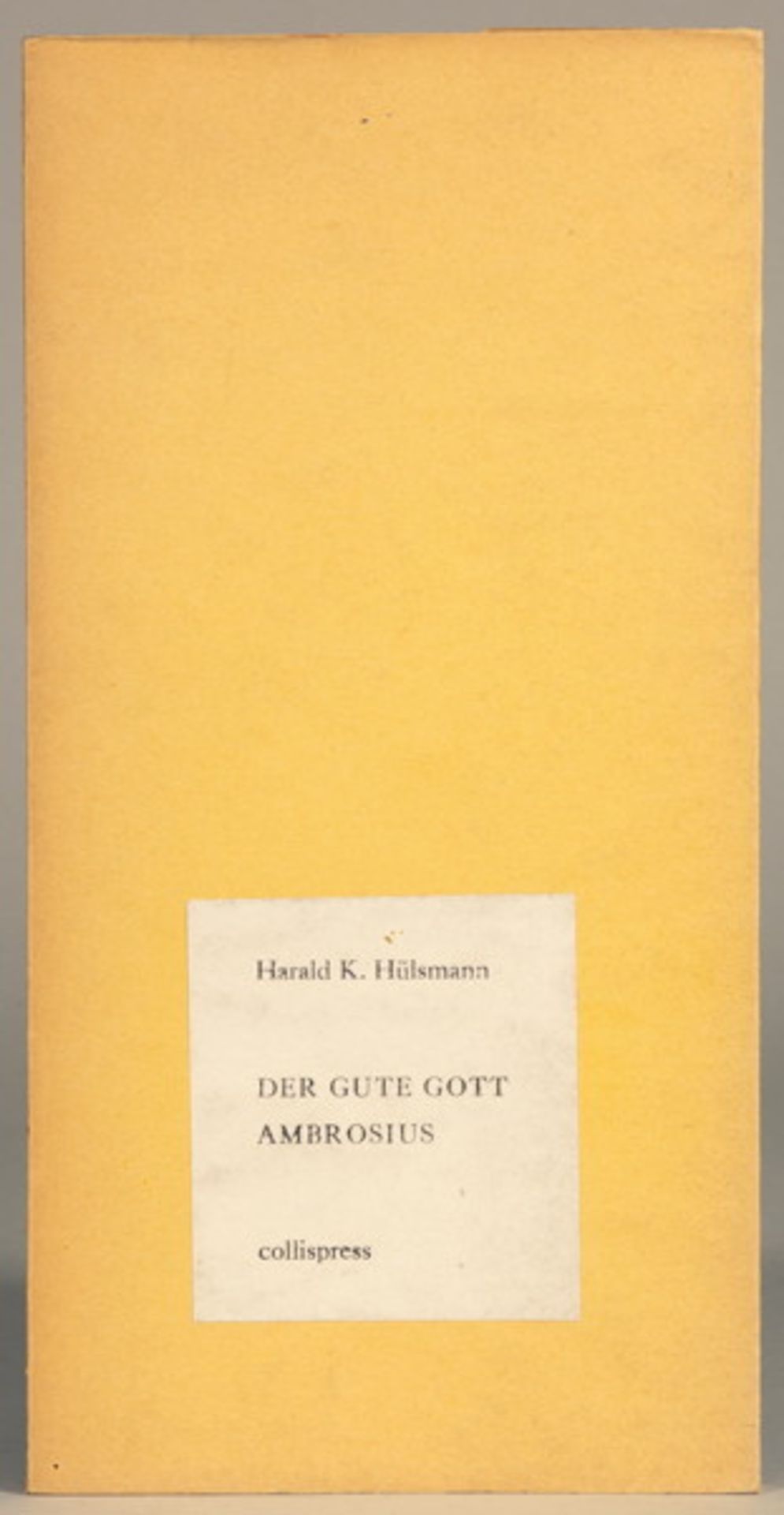 Collispress - Rolf Dieter Brinkmann. Ohne Neger. Gedichte 1965. Hommerich, Paul Eckhardt 1966. - Image 4 of 5