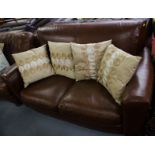 2 SEATER LEATHER SETTEE