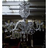 5 BRANCH WATERFORD CHANDELIER