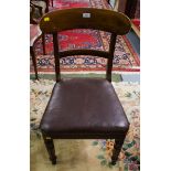 11 WILLIAM 1V MAHOGANY DINING ROOM CHAIRS (AF)