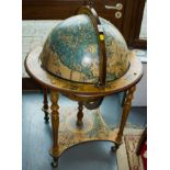 GLOBE DRINKS TROLLEY