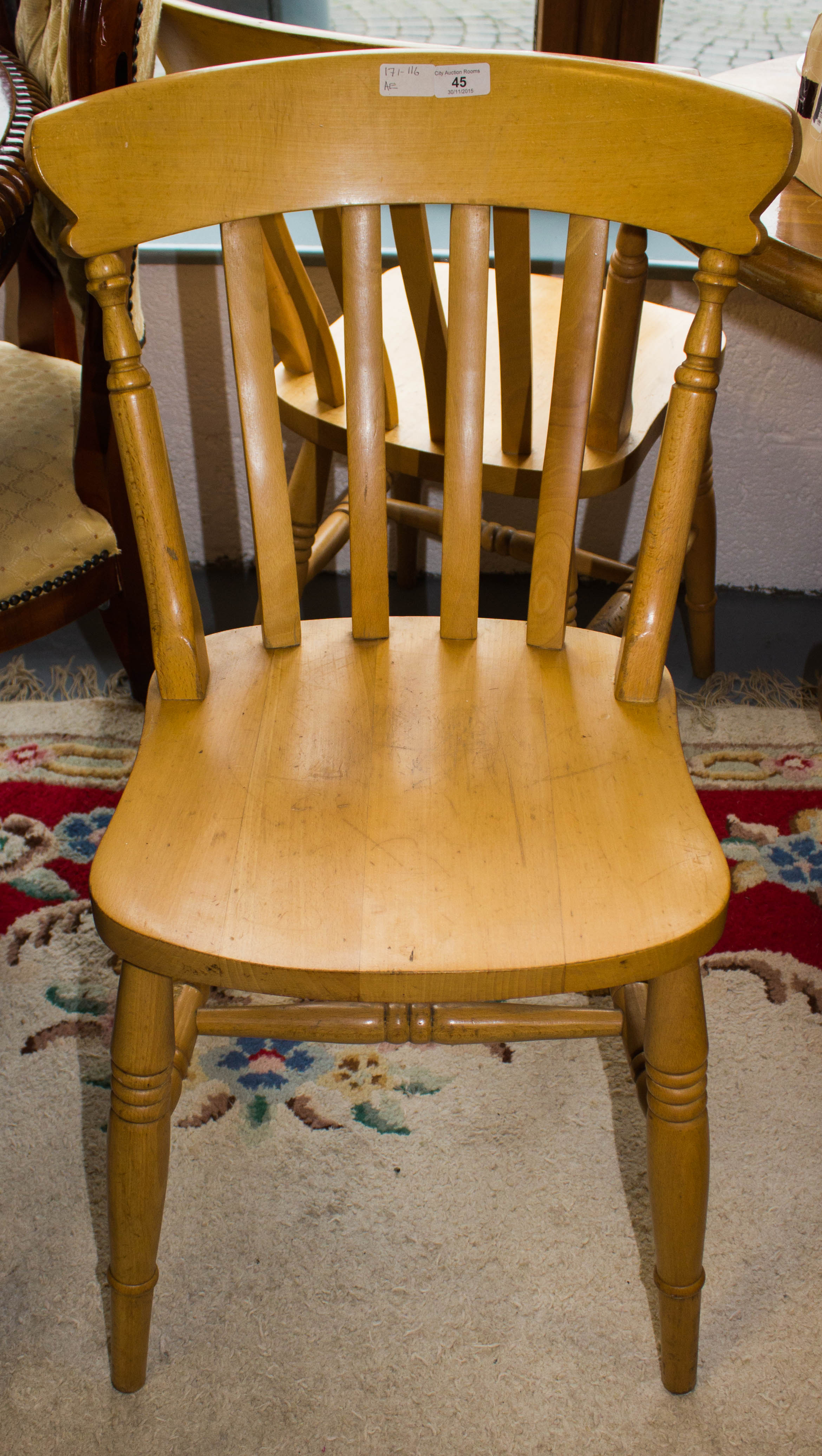 PAIR OF KITCHEN CHAIRS