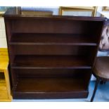 INLAID BOOKCASE WITH 2 SHELVES