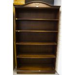 MAHOGANY TALL OPEN BOOKSHELVES