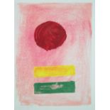 Adolph Gottlieb (American, 1903-1974), Untitled (Pink Ground), 1972, screenprint, pencil signed