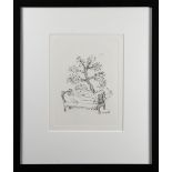 In the Manner of Marc Chagall (French/Russian, 1887-1985), Dream, etching, bears plate signature