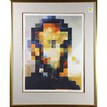 After Salvador Dali (Spanish, 1904-1984), "Gala Nude/Abraham Lincoln," lithograph in colors with