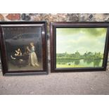 Two Medici society framed prints