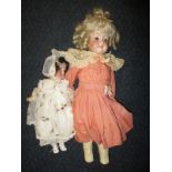 Two Armand Marseille 390 bisque head doll s