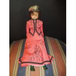 An antique wax doll