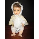 A celluloid head baby doll by K&R