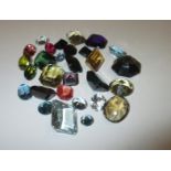 Assorted cut loose stones