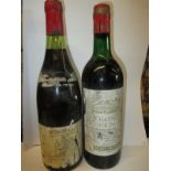 Two bottles of Bordeaux one a Pommard