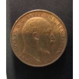 A 1904 gold sovereign