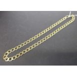 A gents 9ct gold chain necklace , approx 107g