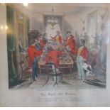 An early 19th Century 'The Royal Fox Hunters' print in later frame