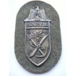 German WW2 Third Reich Waffen SS Wehrmecht Narvik Shield