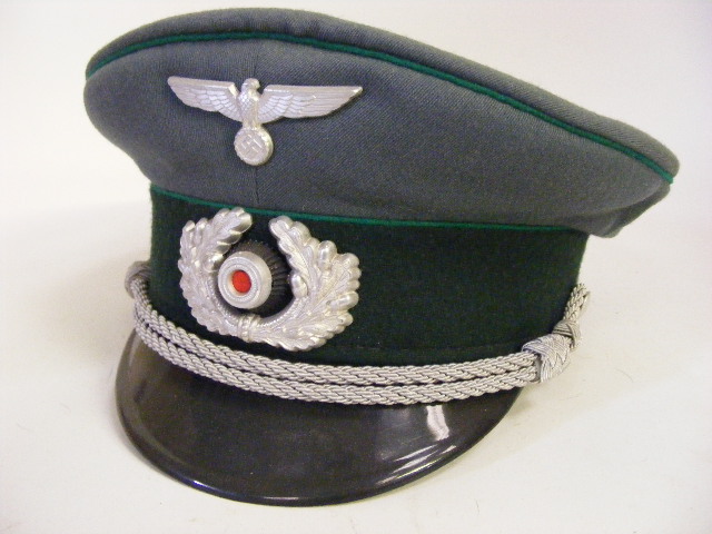 East German Officers Cap Bearing SS Badges