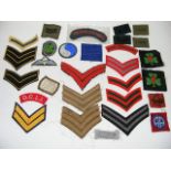 Quantity Of Mixed Stitched Insignia's & Badges