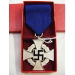 German WW2 Third Reich 25 Year Faithful Service Medal