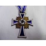 German WW2 Third Reich Bronze Mothers Cross