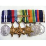 Seven WW2 Service Medal Set With One Replacement DSM