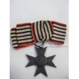 WW1 Prussian Merit Cross War Aid