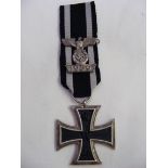 WW1 2nd Class Iron Cross With WW2 Bar