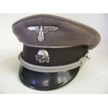 East German Officers Cap Bearing SS Badges