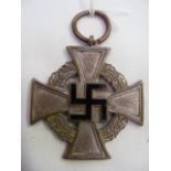 German WW2 Third Reich 25 Years Faithful Service Medal