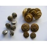Small Quantity Of Military Buttons