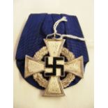 German WW2 Third Reich 25 Year Service Medal