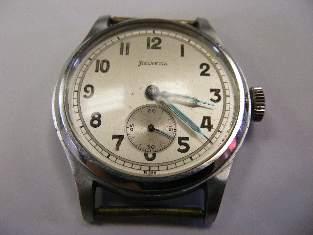 Helvetia US Army Ord. No. OH 96477 Wrist Watch