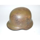 WW2 German Helmet With Liner B & C Berlin 1941