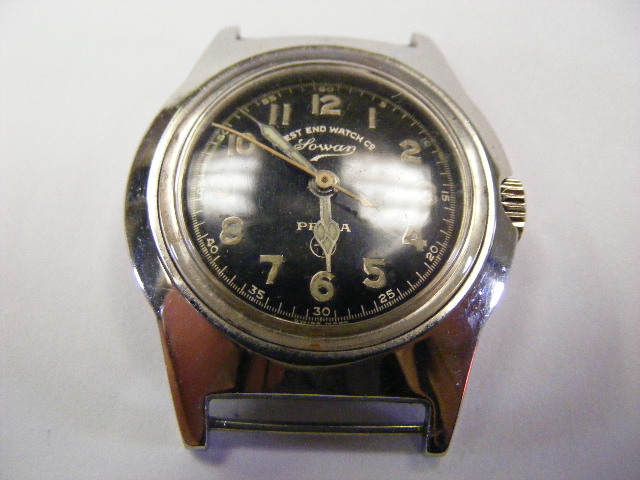 West End Watch Co. Military Watch, Possibly German, Serial Number D3195 6200