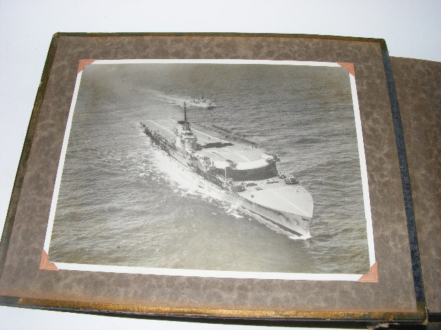 1930'S Photo Album HMS Glorious Inc. BI Plane Accident Images