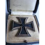 German WW2 Third Reich 1st Class Iron Cross With Original Presentation Case