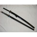 Two Reproduction Japanese Swords