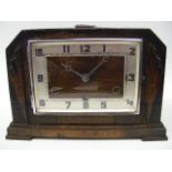 Early 20thC. Oak Cased Mantle Clock