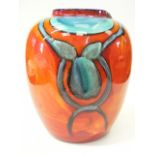 Large Poole Pottery Living Glaze Vase