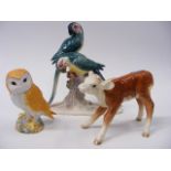 Beswick Calf & Other Items