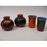 Four Pieces Of Modern Poole Pottery