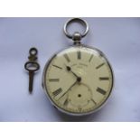 19thC. Henry Touchon Silver Pocket Watch