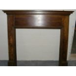 An oak fire surround