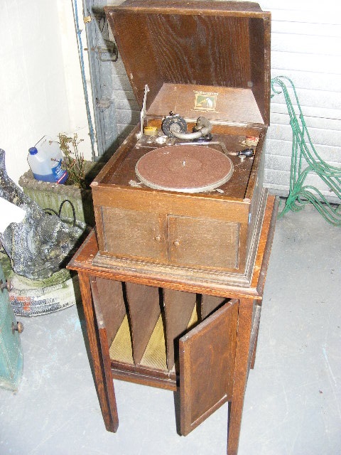 HMV Gramophone & Stand